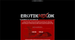Desktop Screenshot of erotikmix.dk