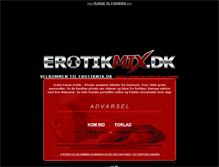 Tablet Screenshot of erotikmix.dk